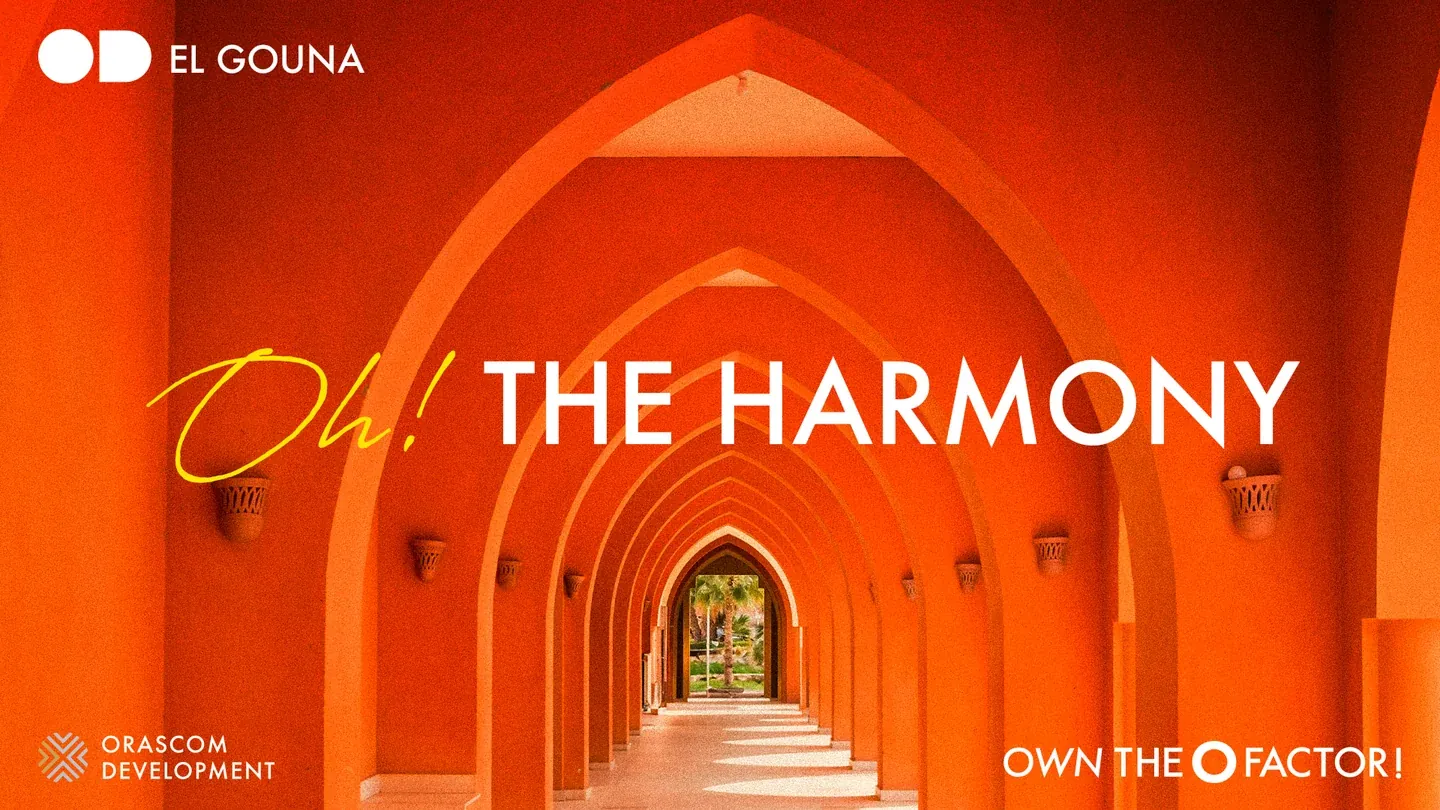 The O Factor Harmony composition in sunset orange